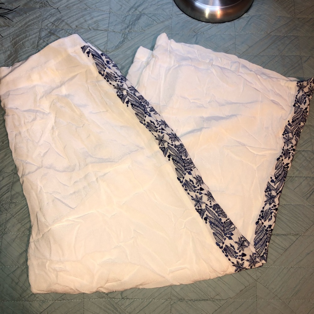 Embroidered Culotte Pants bebe